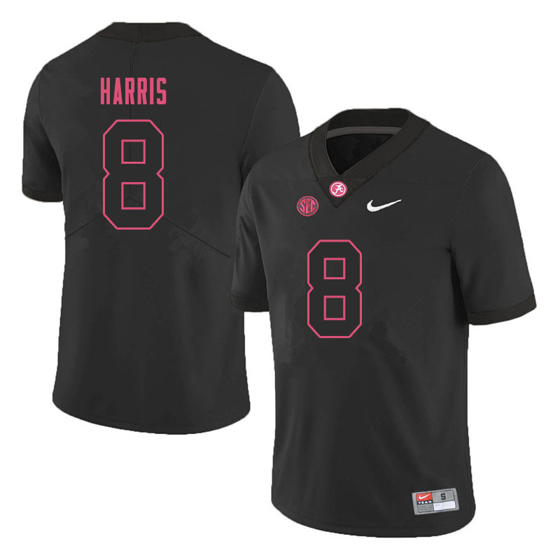 Alabama Crimson Tide Men's Christian Harris #8 Black NCAA Nike Authentic Stitched 2019 College Football Jersey YJ16Z76SK